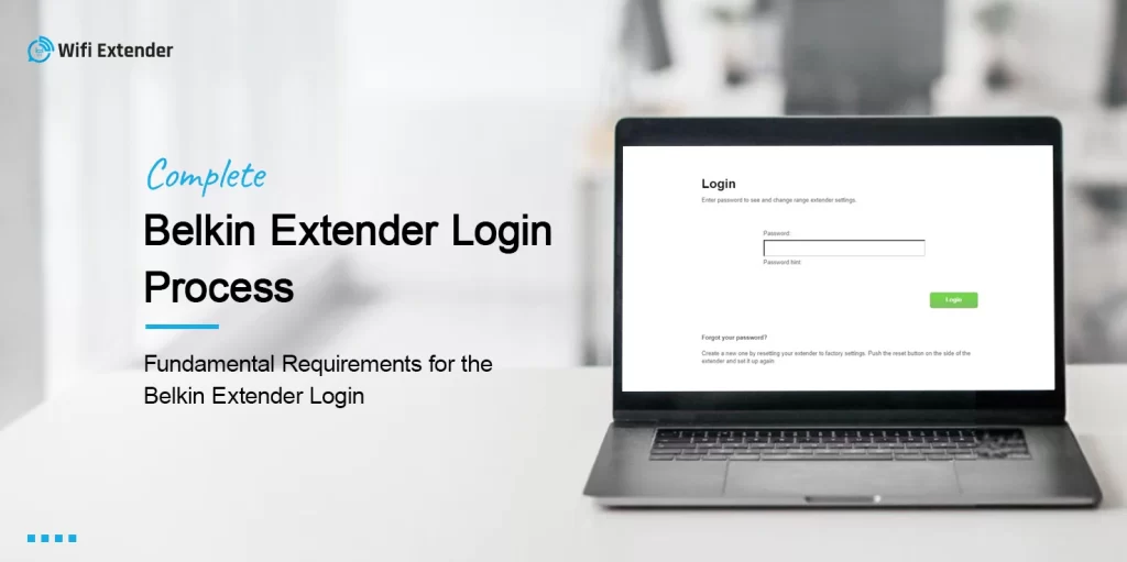 Belkin Extender Login