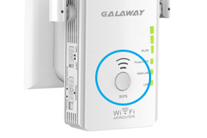 Galaway WiFi Extender WPS setup